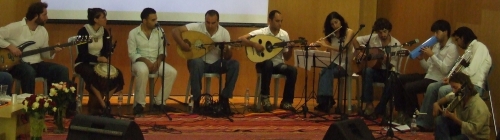 מופע של אנסמבל אל מטרוז באוניברסיטת בן גוריון.